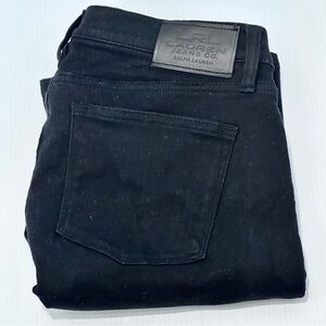 LRL Lauren Jeans Co. Jeans Women 4 Modern Bootcut 100% Cotton Dark Denim‎ Flair